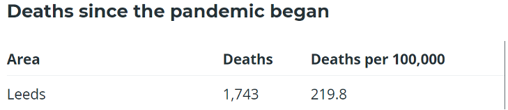 - 累计死亡病例 -